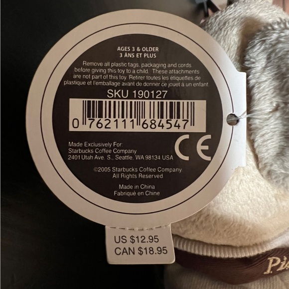 2005 Starbucks Bear - Pike’s Place Market. Collectible - Picture 7 of 8